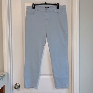 Buffalo David Bitton Havana Light Blue High-Rise Skinny Ankle Jeans